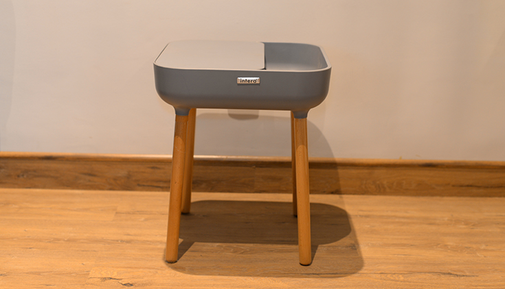 side table with retractable top
